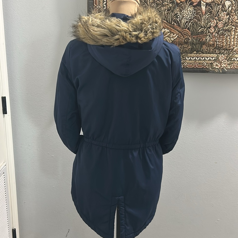 Copper Key Blue Hooded Jacket. Size M - Picture 9 of 17